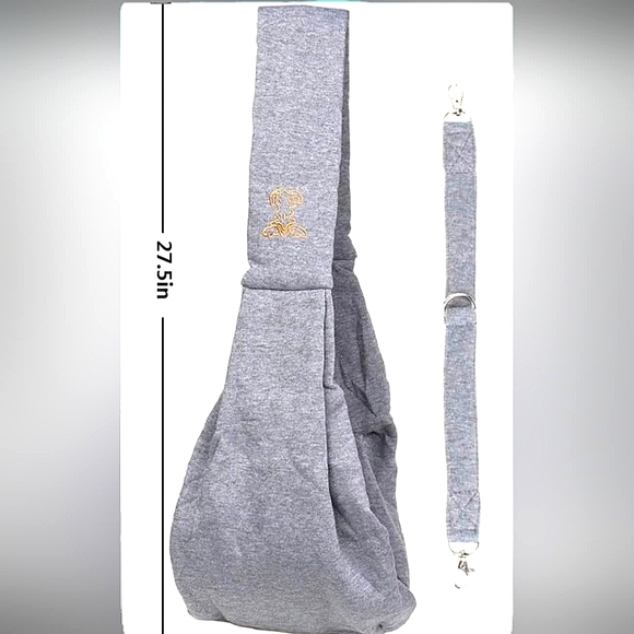 Dog and Cat Sling Carrier – Hands Free Reversible Pet Papoose Bag - Soft Pouch a - Picture 7 of 7